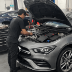 car servicing workshop